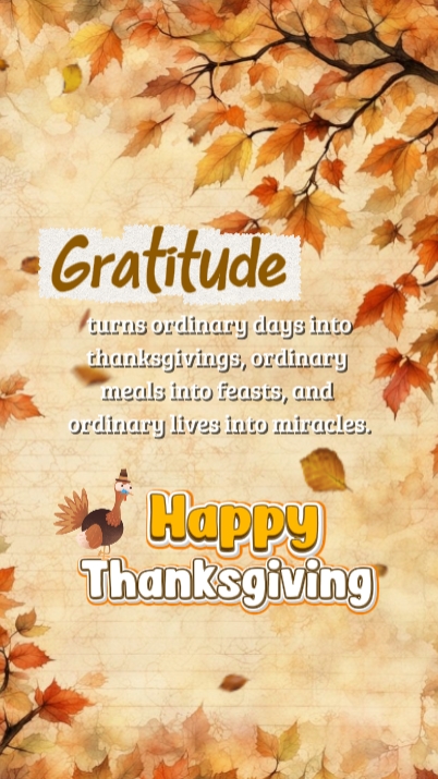 Selamat Hari Thanksgiving 