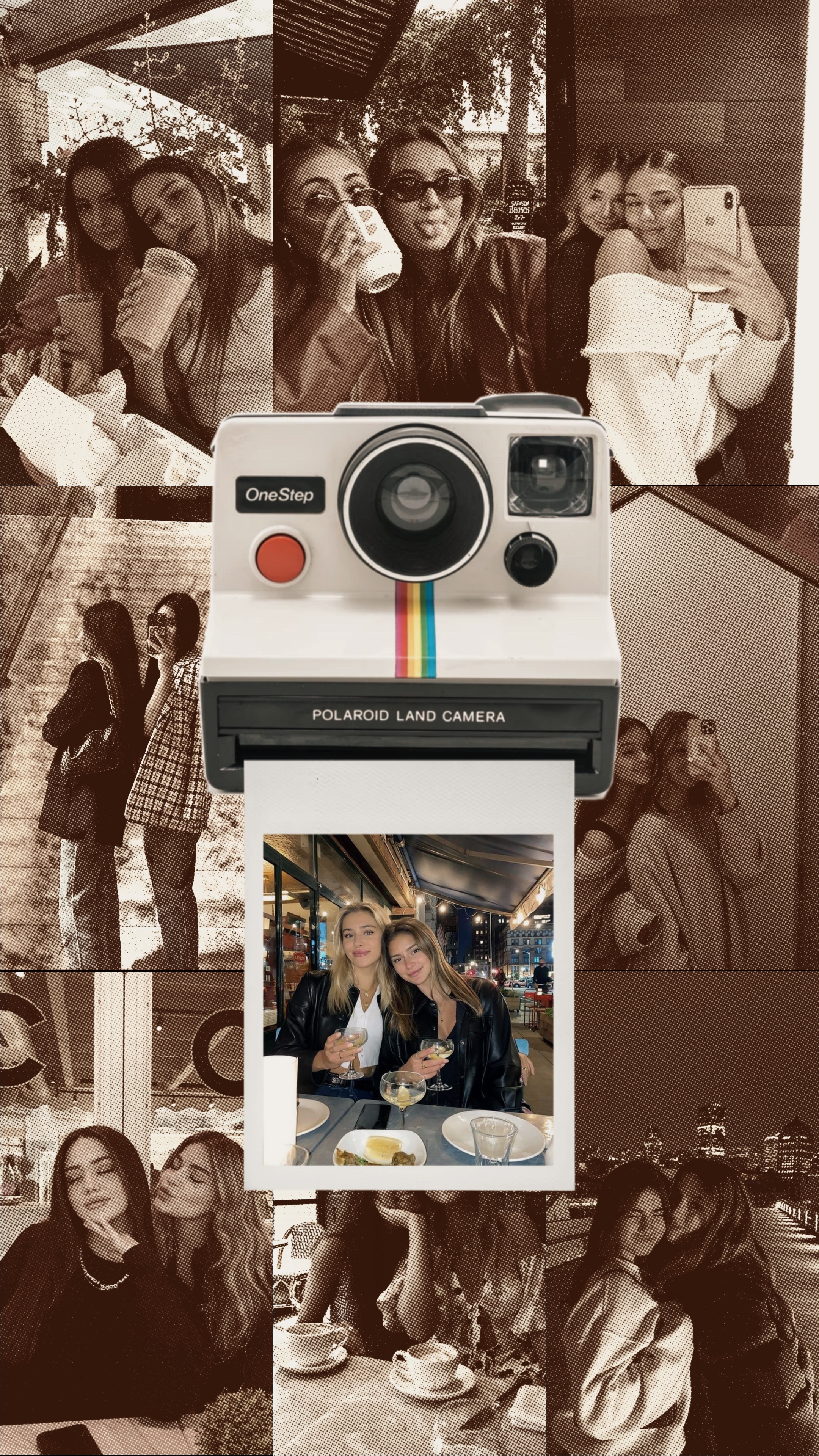polaroid friends