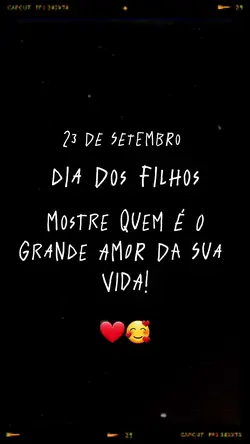 Dia dos Filhos 23/09