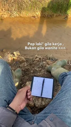 pap laki" gila kerja