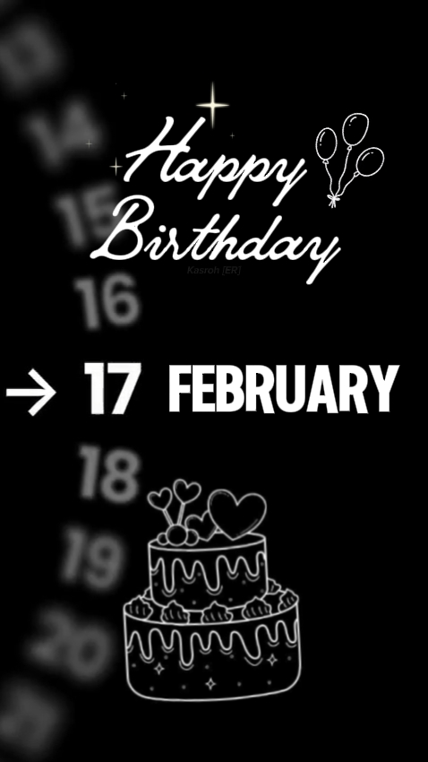 ANNIVERSAIRE LE 17 FÉVRIER