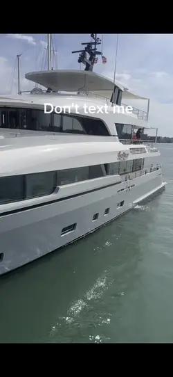 I’m on a yacht