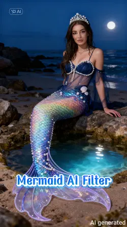 Mermaid AI filter 