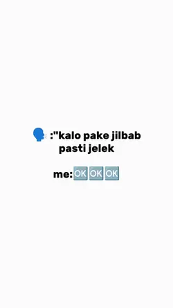 klo pake jilbab psti