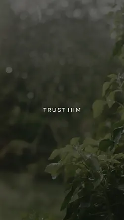 Always trust Him