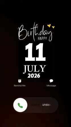 Hbd 11 July 2026 