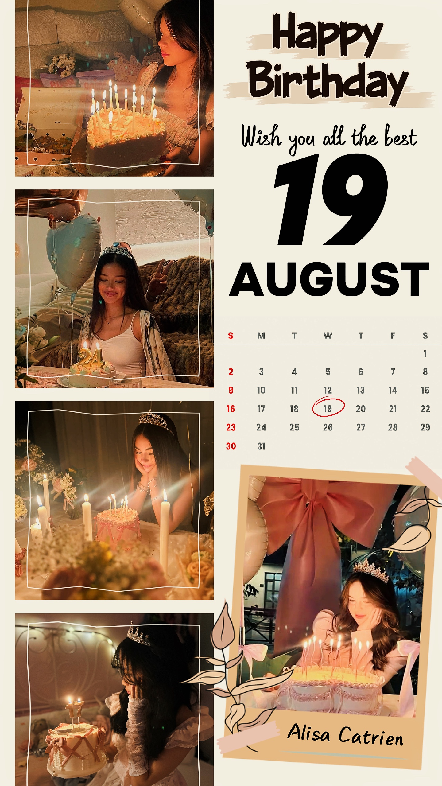 HBD 19 AUGUST 2026
