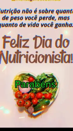 Dia do nutricionista
