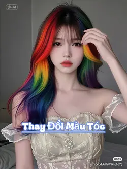 Tóc 7 màu xịn