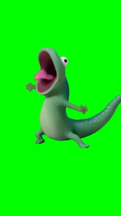 lizard screaming 