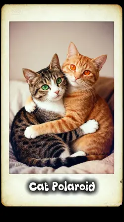 Cat Polaroid