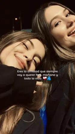 Eres la amistad 