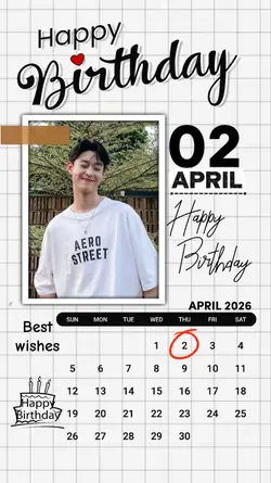 HBD 2 APRIL 2026