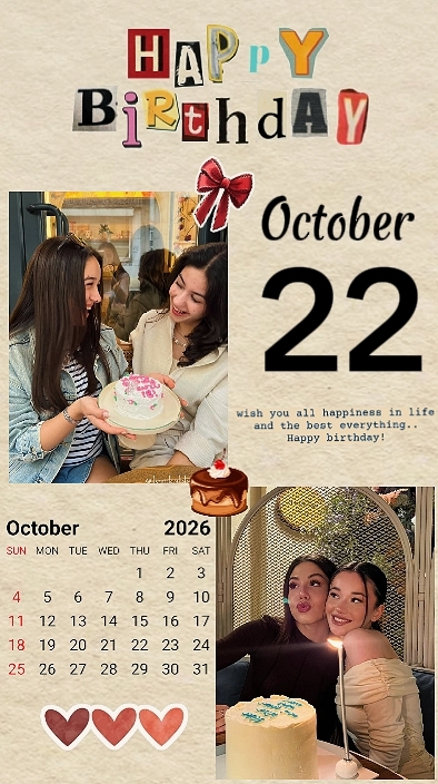 HBD 22 OCTOBER 