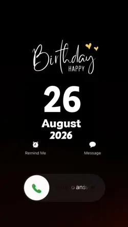 Hbd 26 August 2026