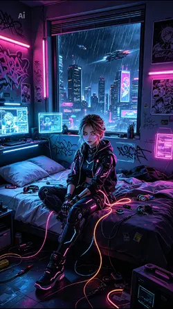 Comic Cyberpunk Styl