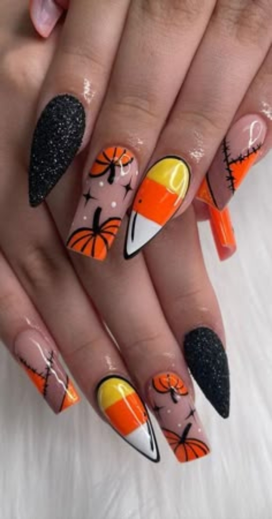 Halloween-Nägel