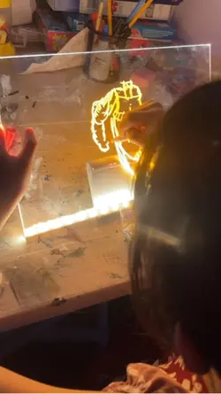 LED drawing pad