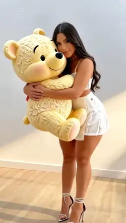 abraçando urso 