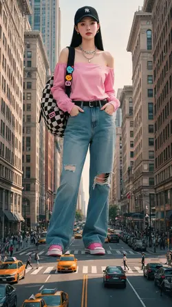 Giant in the city