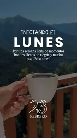 Iniciando el LUNES 