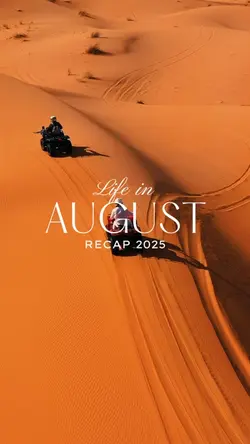 AUGUST RECAP 2025