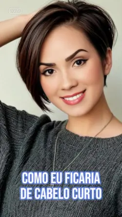 versão cabelo curto