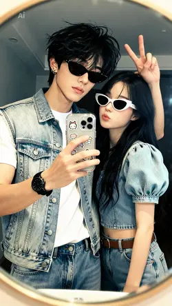Mirror Selfie Couple