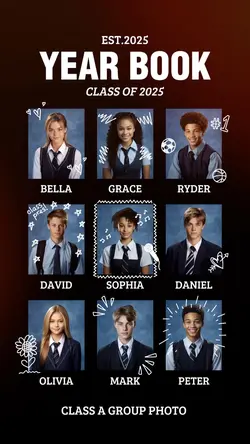 yearbook, graduation