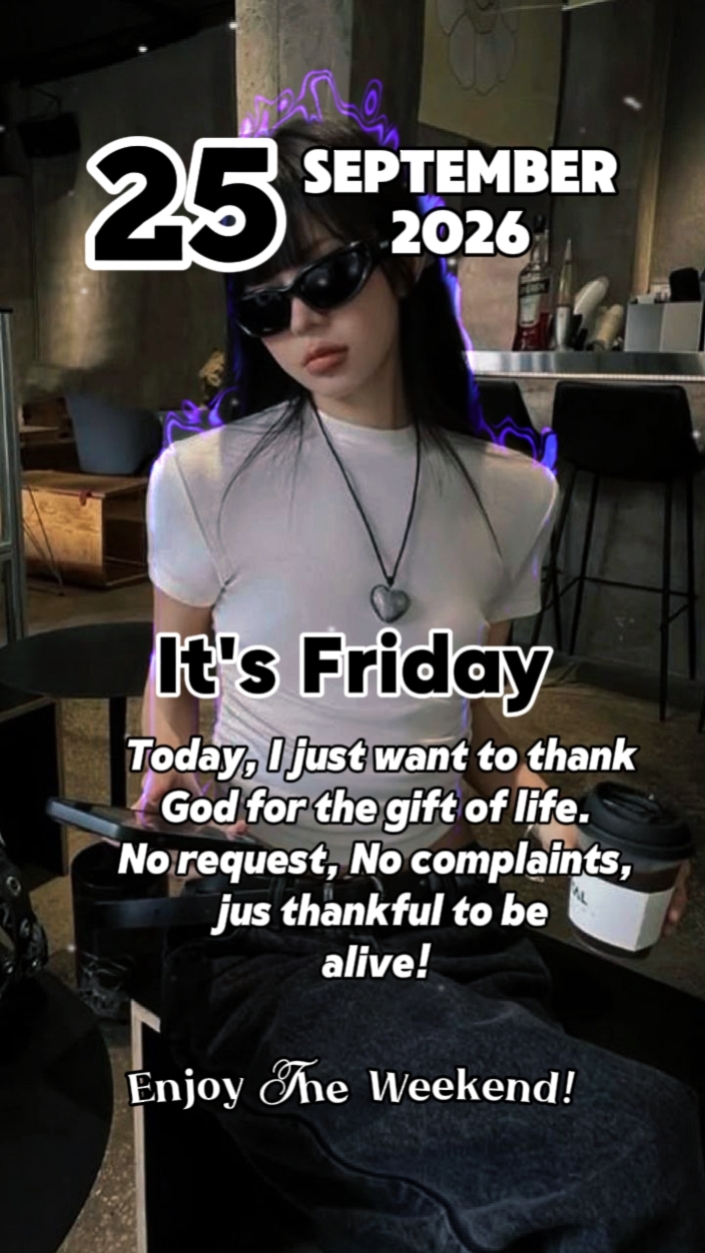 it's Friday 