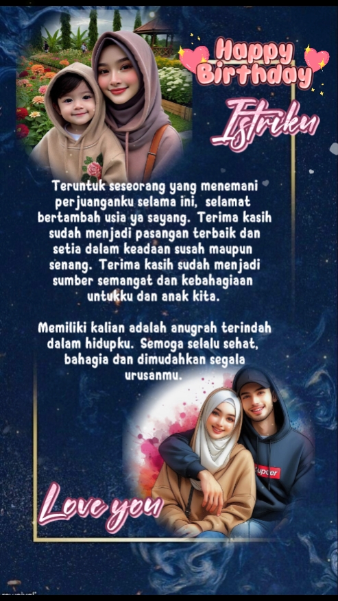 SELAMAT ULANG TAHUN ISTRIKU 