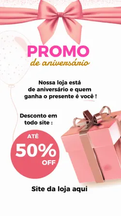 PROMO aniversário 