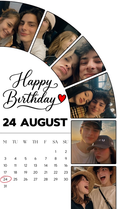 HBD LOVE AUGUST 24