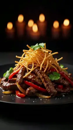 Sizzle & Serve: Gourmet Bite Montage