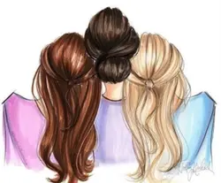 Brunnettes & blonde