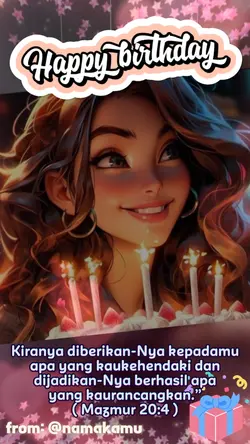 template ulang tahun