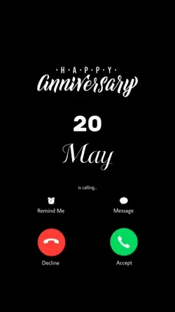 ANNIV 20 MAY CALLING