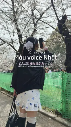 Mẫu voice Nhật