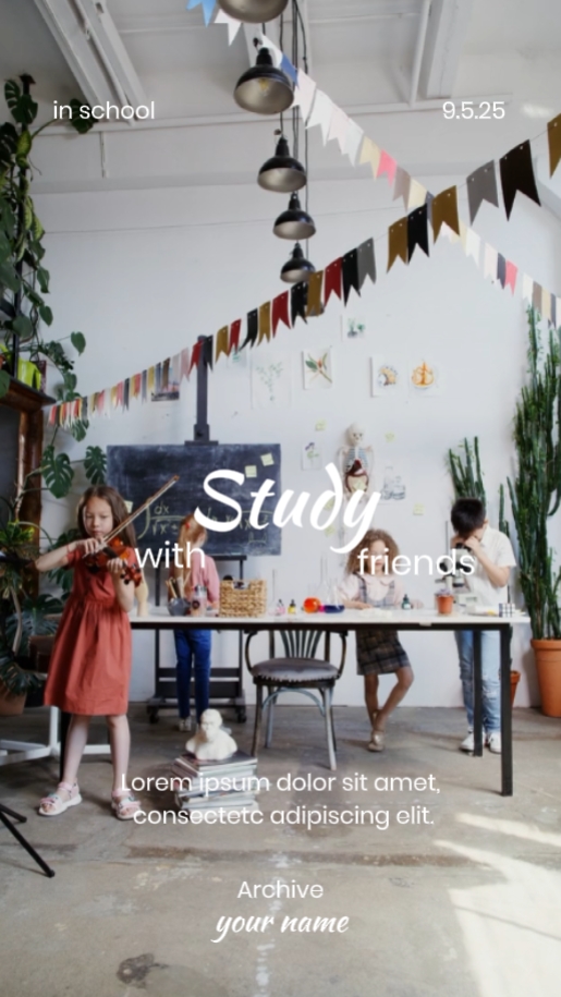 vlog study school