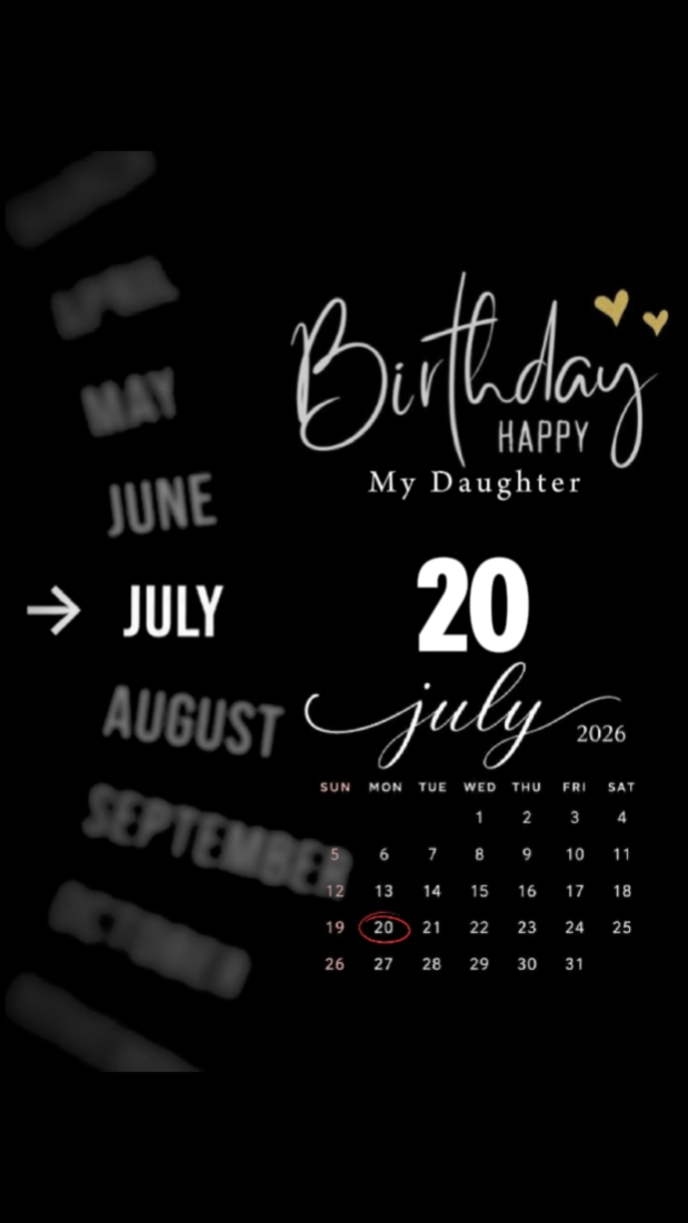 HBD 20 JULI 2026
