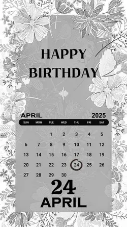 HBD 24 APRIL 2025