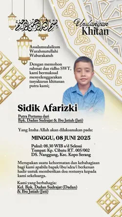 Undangan Khitan