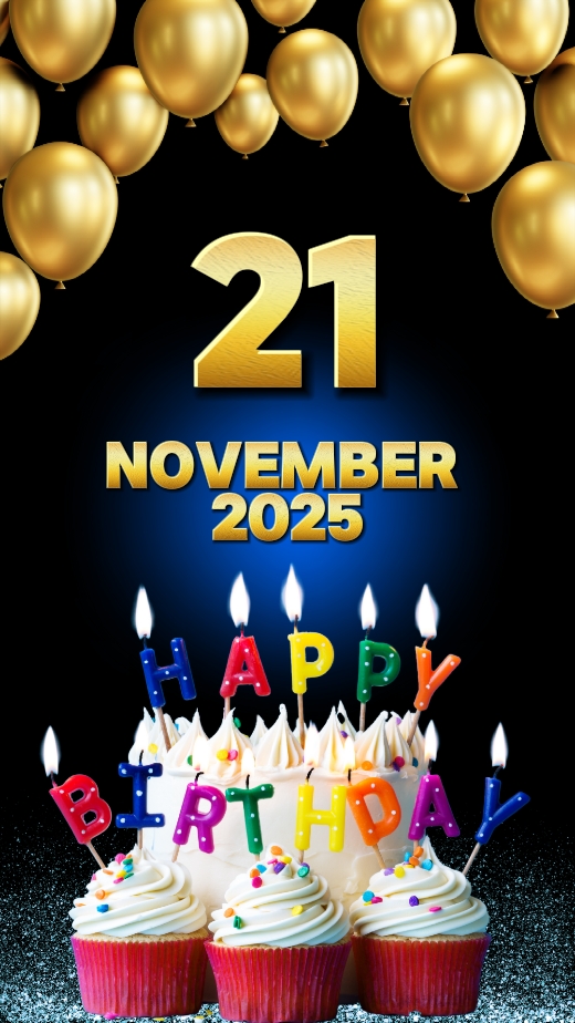 CUMPLEAÑOS 21 DE NOVIEMBRE