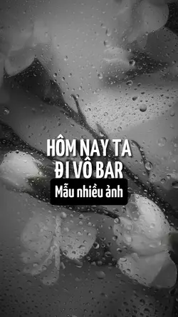 HÔM NAY TA ĐI VÔ BAR