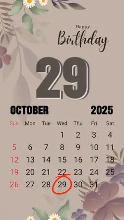 hbd 29 october 