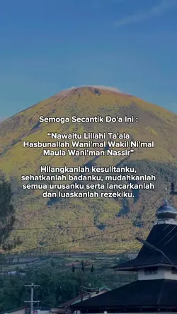 Secantik doa ini 