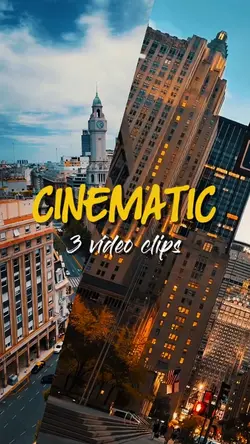 3 video clips 