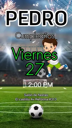 INVITACIÓN 🎉☺️