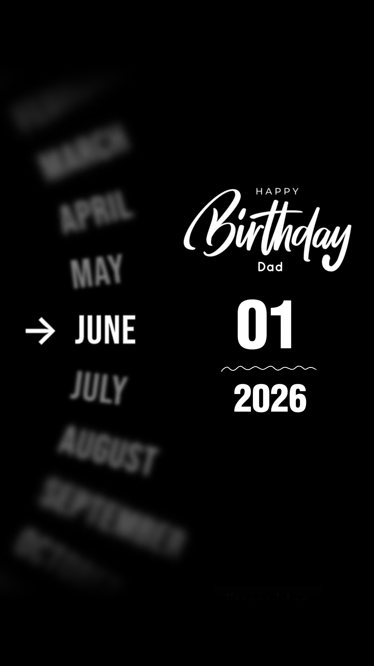 ANIVERSÁRIO PAI 1 DE JUNHO