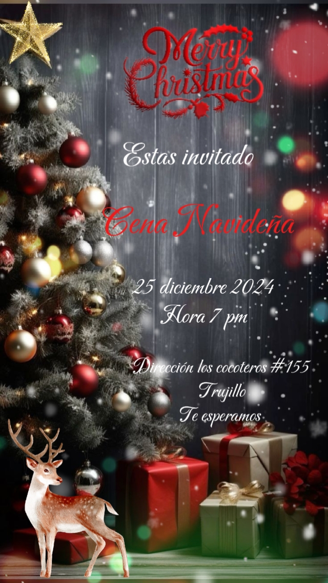 Invitación d navidad